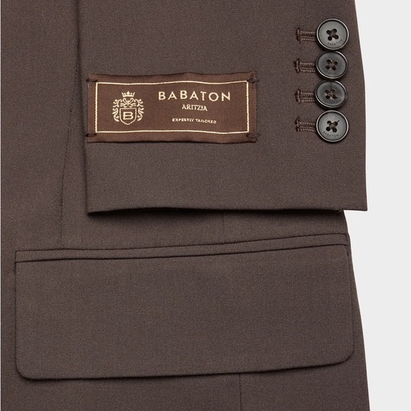 Aritzia Babaton Rich Mocha Brown Market Blazer NWT 2 - Picture 11 of 15